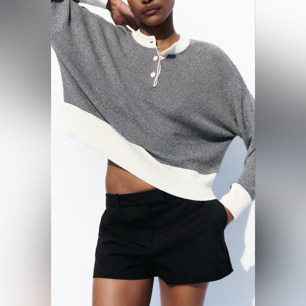 Zara Striped Knit Sweater